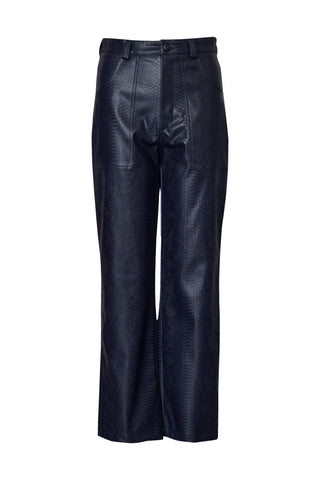 karavan clothing fashion fall winter 25 homecoming collection dion trousers blue crocodile