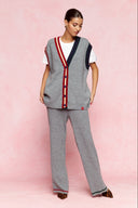 karavan fall winter 26' collection leona knitted trousers grey