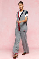 karavan fall winter 26' collection leona knitted trousers grey