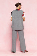 karavan fall winter 26' collection betsy knitted vest grey