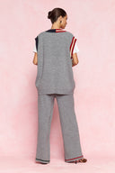 karavan fall winter 26' collection leona knitted trousers grey