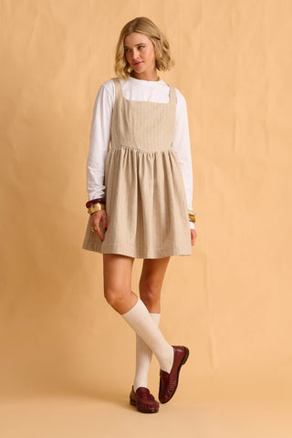 karavan clothing fashion fall winter 25 homecoming krvn collection mina mini dress beige