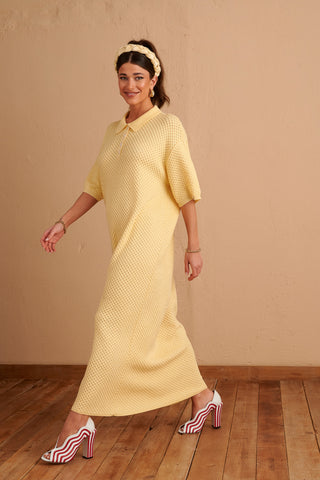 karavan clothing fashion spring summer 24 that moment eduardo dress yellow