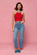 karavan clothing fashion spring summer 26 nai collection elif jeans light blue