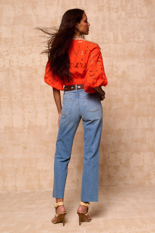 karavan clothing fashion krvn spring summer 26 nai collection tonia top orange