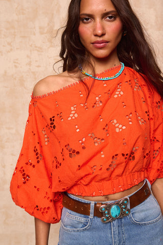 karavan clothing fashion krvn spring summer 26 nai collection tonia top orange