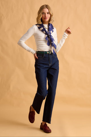 karavan clothing fashion fall winter 25 homecoming krvn collection daisy top white