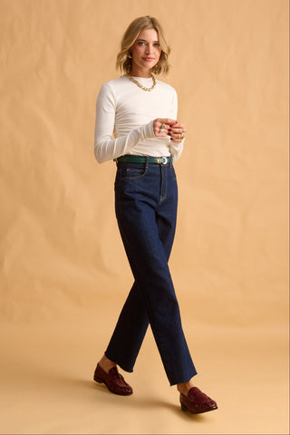 karavan clothing fashion fall winter 25 homecoming krvn collection daisy top white