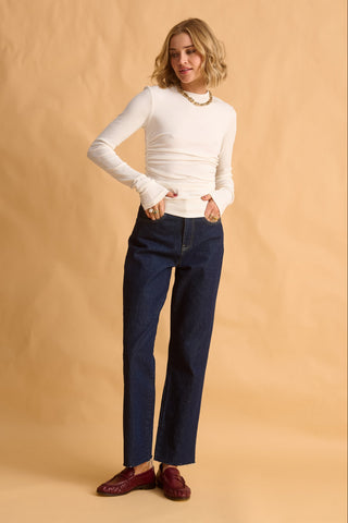 karavan clothing fashion fall winter 25 homecoming krvn collection daisy top white