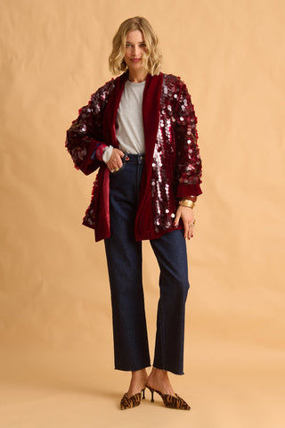 karavan clothing fashion fall winter 25 krvn homecoming collection marietta kimono bordeaux