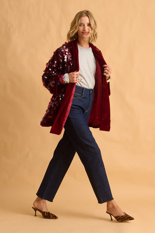 karavan clothing fashion fall winter 25 krvn homecoming collection marietta kimono bordeaux