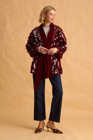 karavan clothing fashion fall winter 25 krvn homecoming collection marietta kimono bordeaux