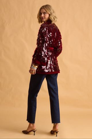 karavan clothing fashion fall winter 25 krvn homecoming collection marietta kimono bordeaux