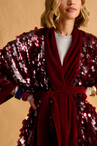 karavan clothing fashion fall winter 25 krvn homecoming collection marietta kimono bordeaux