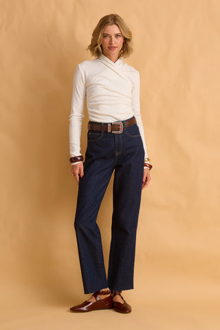 karavan clothing fashion fall winter 25 homecoming krvn collection shannon top white