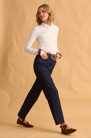 karavan clothing fashion fall winter 25 homecoming krvn collection shannon top white