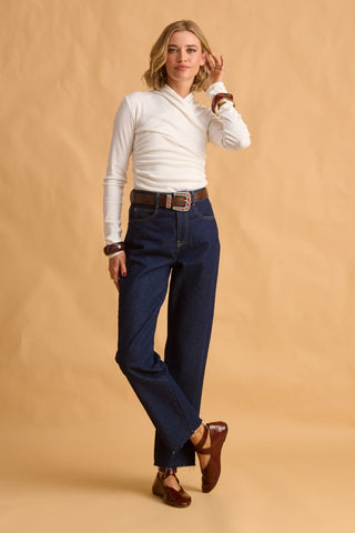 karavan clothing fashion fall winter 25 homecoming collection elif jeans dark denim