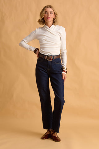 karavan clothing fashion fall winter 25 homecoming krvn collection shannon top white