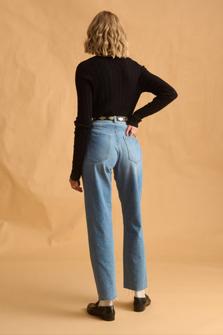 karavan clothing fashion fall winter 25 homecoming krvn collection ashina knitted top black