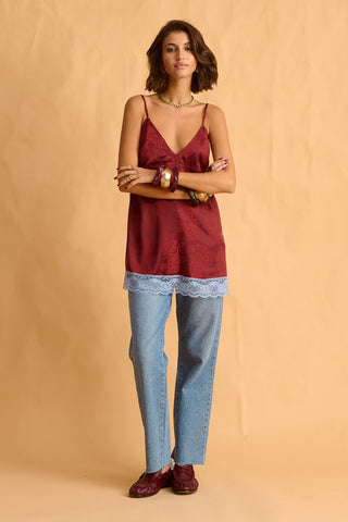 karavan clothing fashion fall winter 25 krvn homecoming collection carly top bordeaux