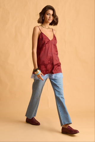 karavan clothing fashion fall winter 25 krvn homecoming collection carly top bordeaux