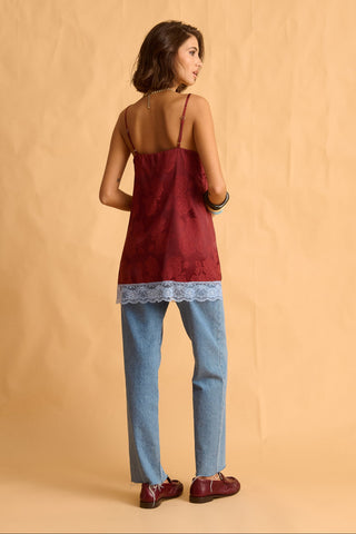 karavan clothing fashion fall winter 25 krvn homecoming collection carly top bordeaux