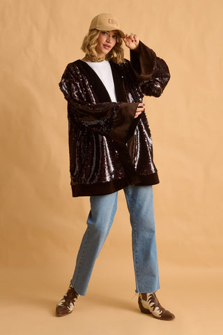 karavan clothing fashion fall winter 25 krvn homecoming collection miriam kimono brown