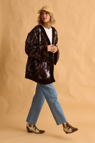 karavan clothing fashion fall winter 25 krvn homecoming collection miriam kimono brown