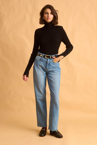 karavan clothing fashion fall winter 25 homecoming krvn collection velma knitted top black