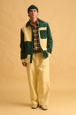 karavan clothing fashion fall winter 25 homecoming men collection giulio jacket ivory green