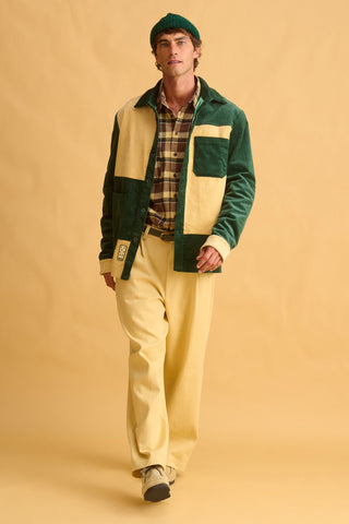 karavan clothing fashion fall winter 25 homecoming men collection giulio jacket ivory green