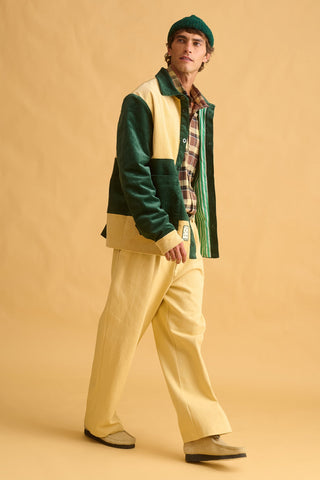 karavan clothing fashion fall winter 25 homecoming men collection giulio jacket ivory green