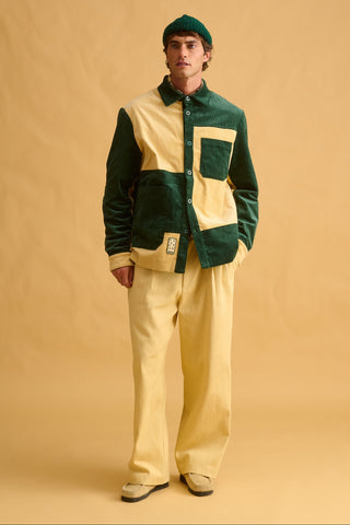 karavan clothing fashion fall winter 25 homecoming men collection giulio jacket ivory green