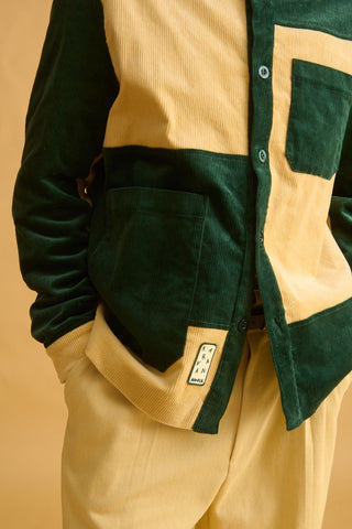 karavan clothing fashion fall winter 25 homecoming men collection giulio jacket ivory green