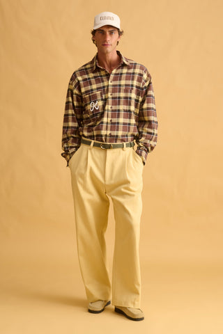 karavan clothing fashion fall winter 25 homecoming men collection eliot trousers butter
