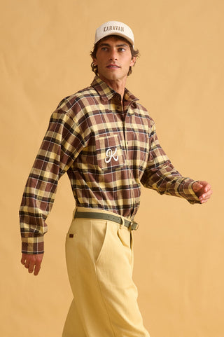 karavan clothing fashion fall winter 25 homecoming men collection baoko belt green leather