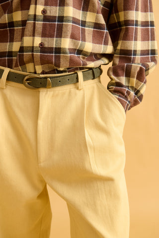 karavan clothing fashion fall winter 25 homecoming men collection eliot trousers butter