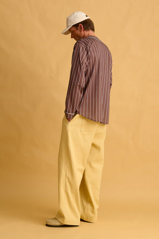 karavan clothing fashion fall winter 25 homecoming men collection luke baseball shirt brown