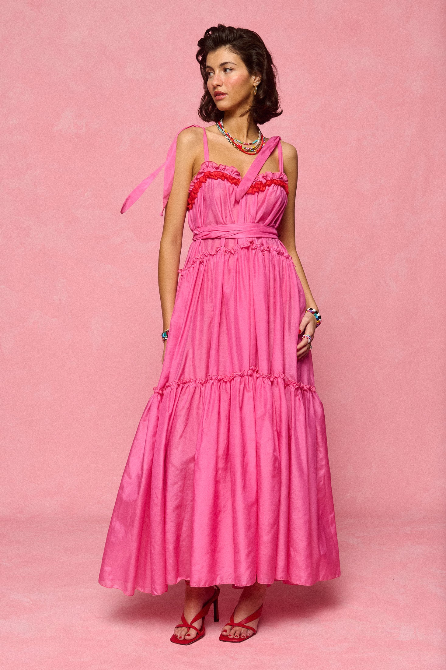 pink boho elodie dress petite Buy Never Fully Dressed Pink Elodie Boho Dress For Women Online