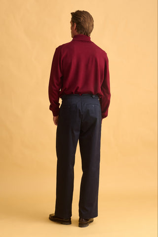 karavan clothing fashion fall winter 25 homecoming men collection emilio knitted sweater burgundy