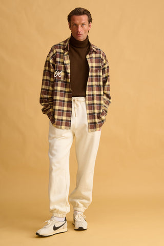 karavan clothing fashion fall winter 25 homecoming men collection andres sweatpants ivory 