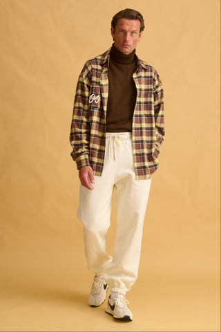 karavan clothing fashion fall winter 25 homecoming men collection andres sweatpants ivory 