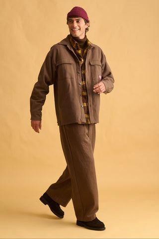 karavan clothing fashion fall winter 25 homecoming men collection eliot trousers brown