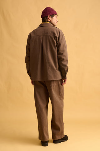 karavan clothing fashion fall winter 25 homecoming men collection fred shacket brown