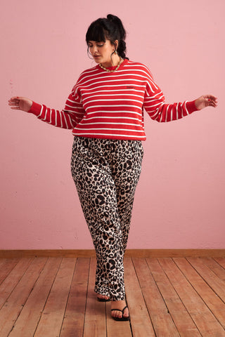 karavan clothing fashion spring summer 24 collection sasha leopard trousers