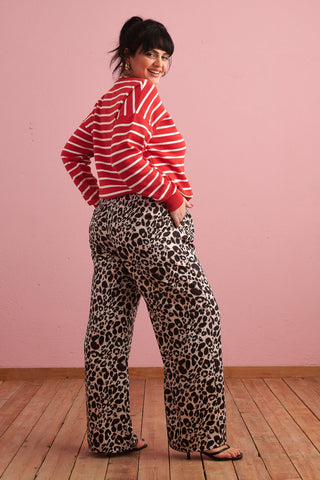 karavan clothing fashion spring summer 24 collection sasha leopard trousers