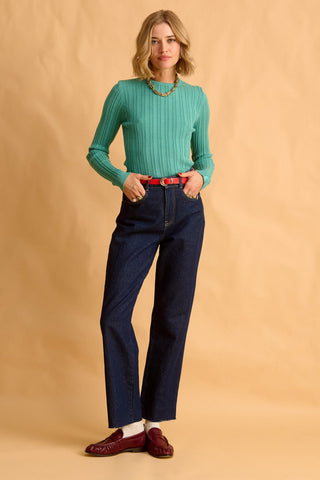 karavan clothing fashion fall winter 25 homecoming krvn collection enola knitted top mint