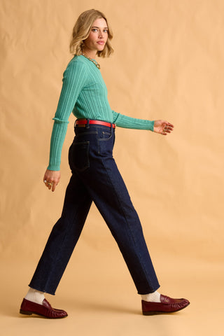 karavan clothing fashion fall winter 25 homecoming krvn collection enola knitted top mint