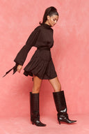 karavan fall winter 26' collection erika mini dress brown
