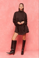 karavan fall winter 26' collection erika mini dress brown